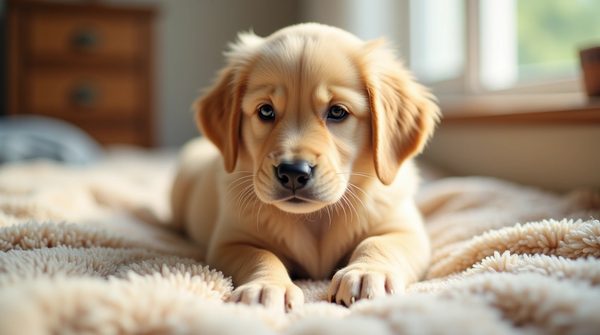 Poids idéal d'un golden retriever femelle à 4 mois : guide pratique